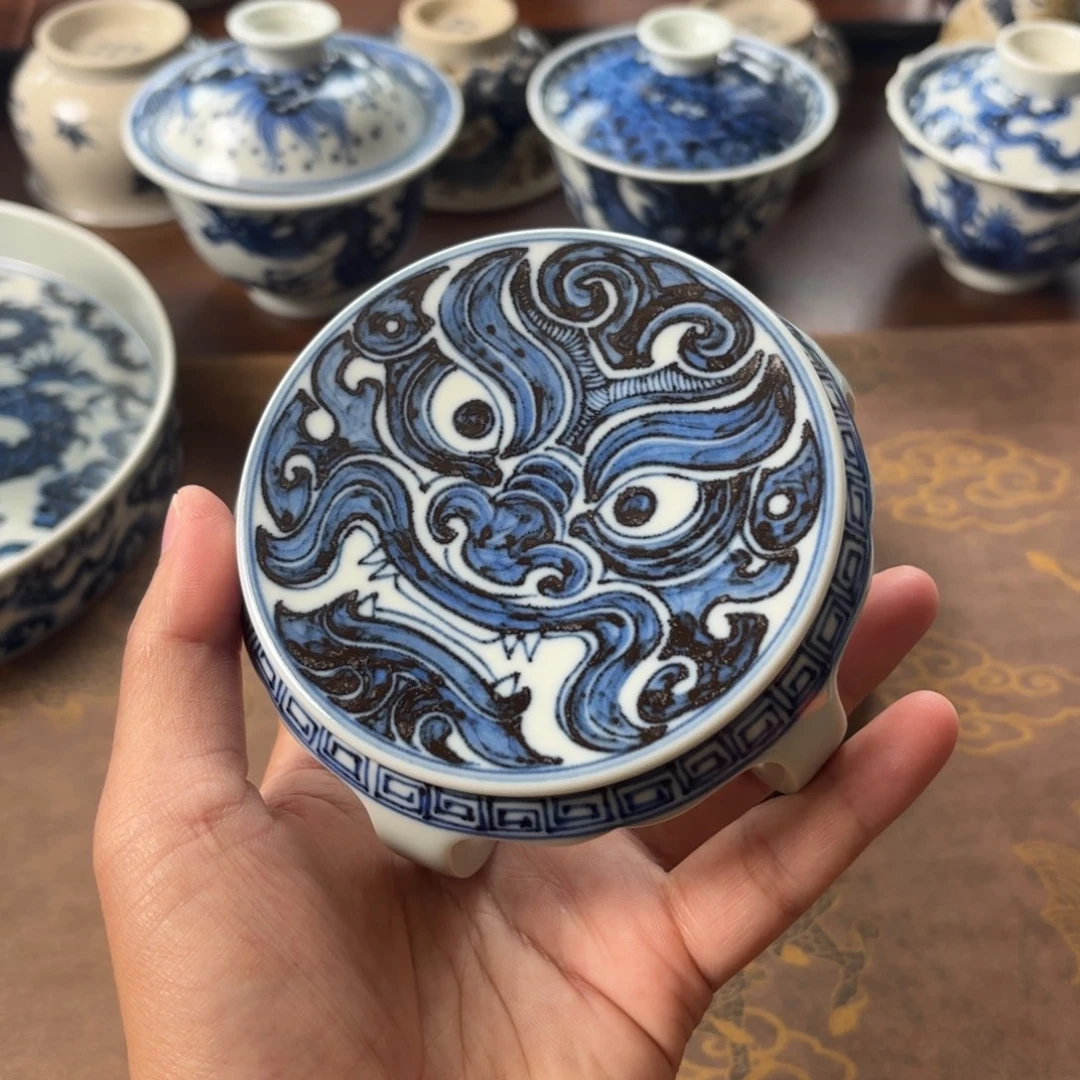 陶摆件景德镇手绘茶器