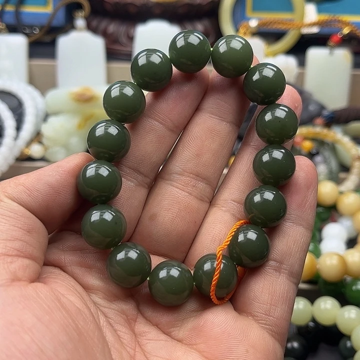 和田玉手串未镶嵌X**