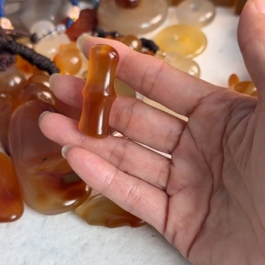 玛瑙/玉髓吊坠(不含链)未镶嵌婉*