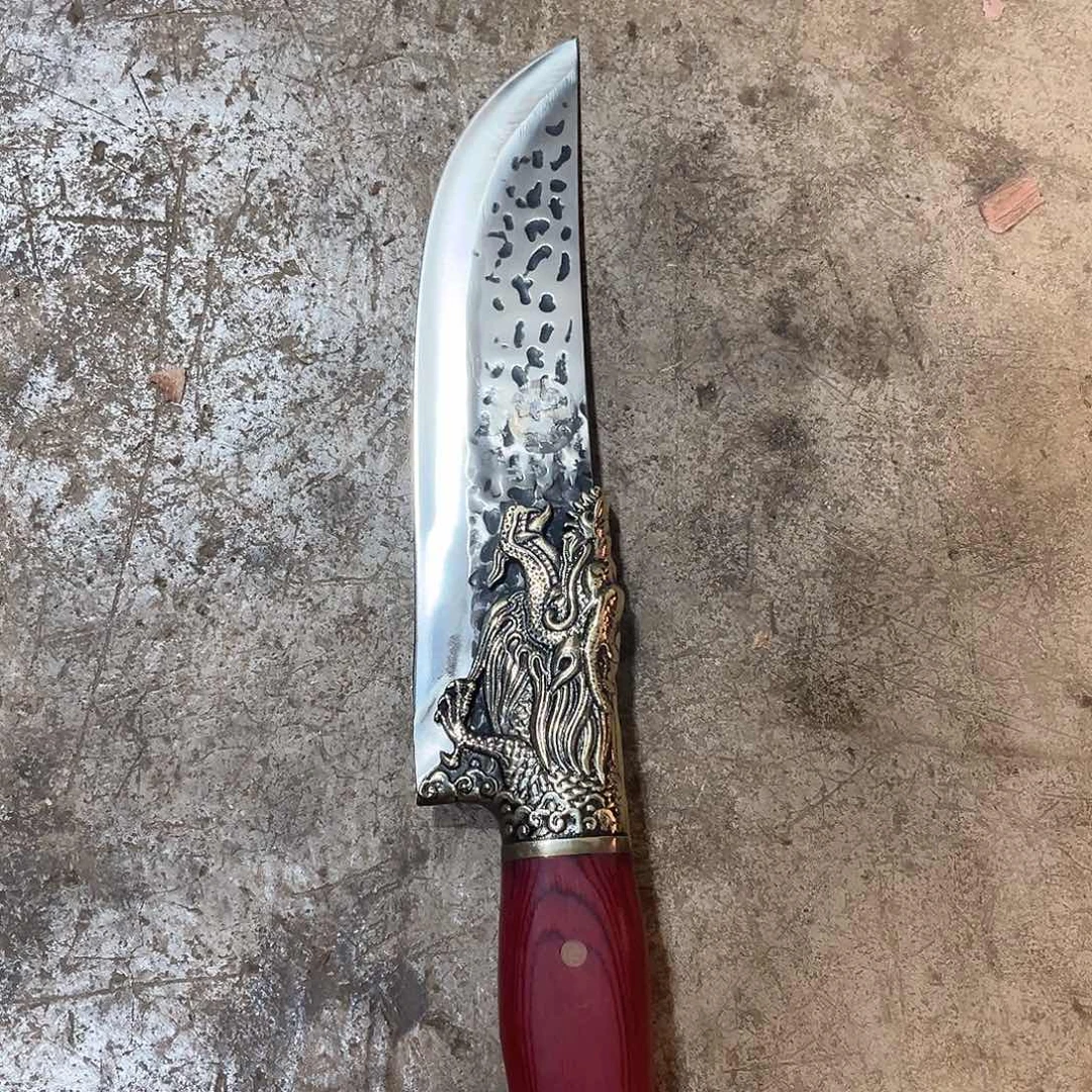 虾***三高碳钢云南锻打精品