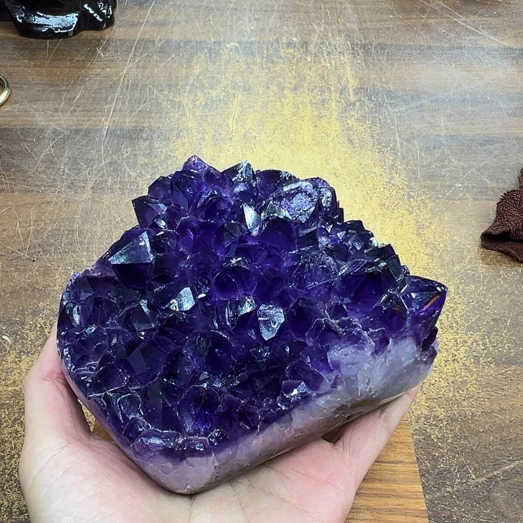 紫晶摆件未镶嵌晶体