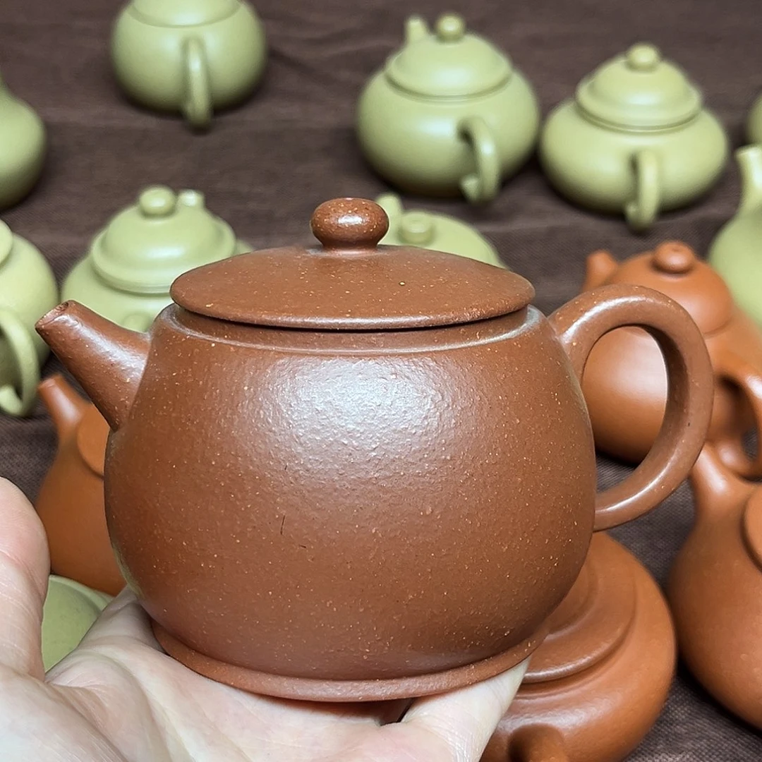 红泥茶壶明式龙蛋300cc