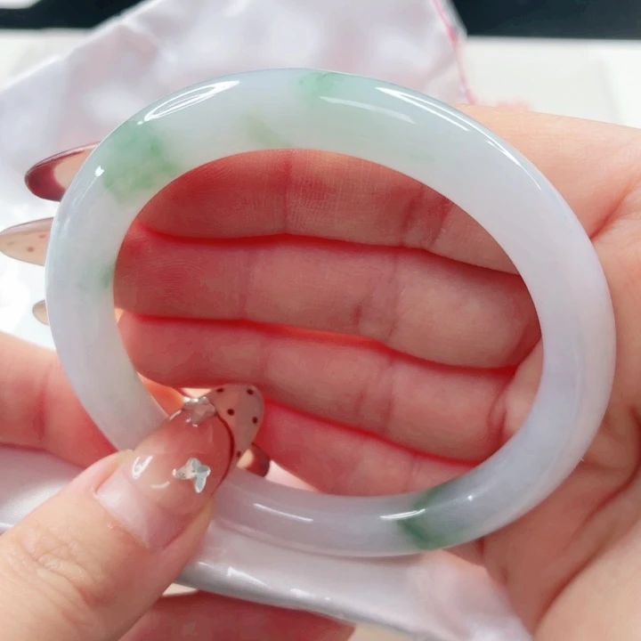 翡翠未镶嵌手镯56x565