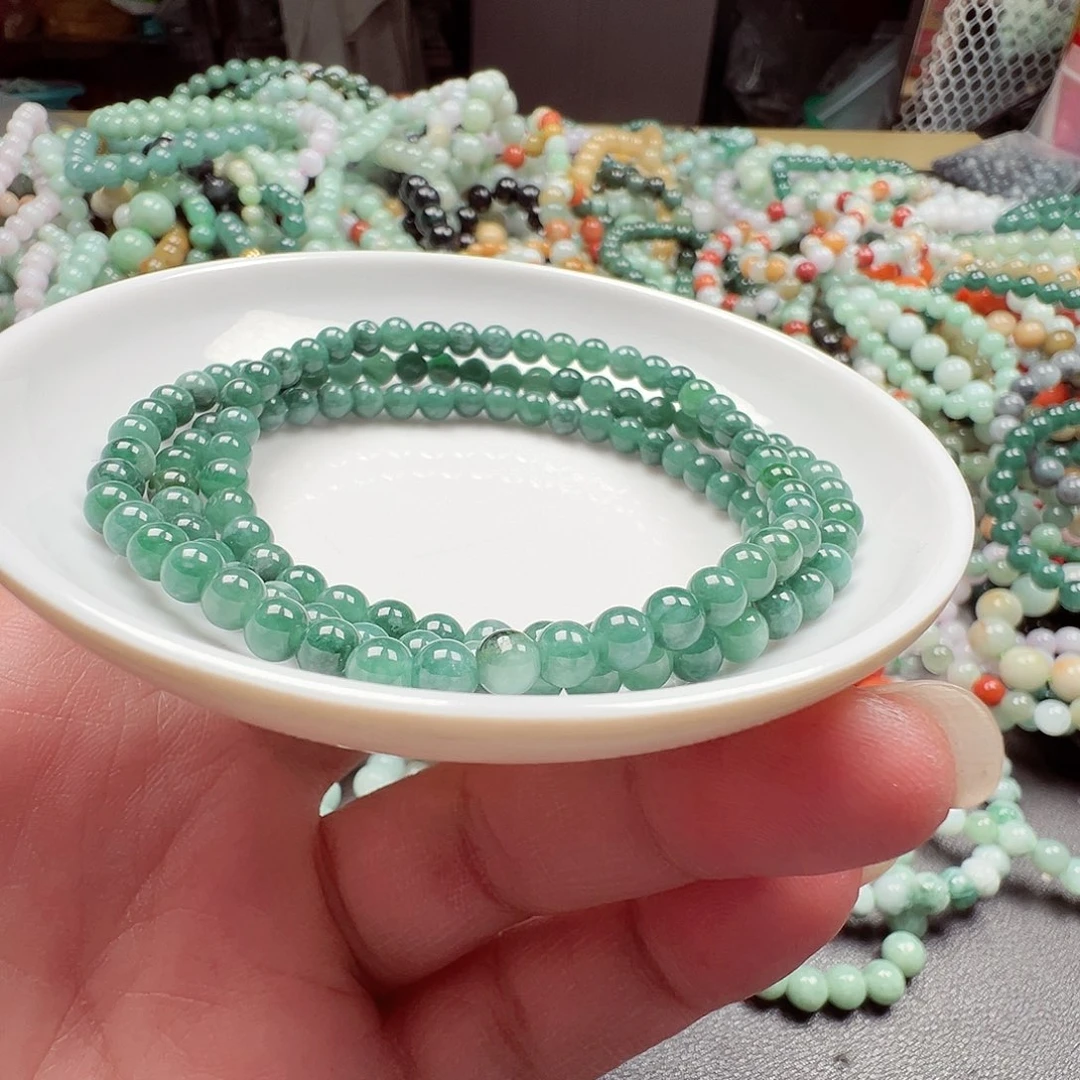 未镶嵌翡翠手链寒**兰货主老华