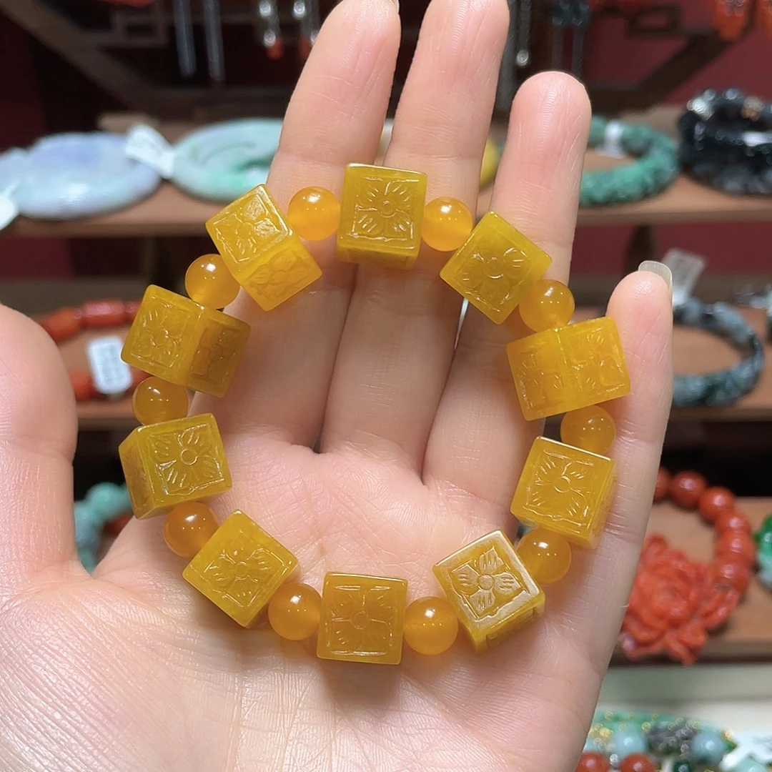 翡翠未镶嵌手链饰品