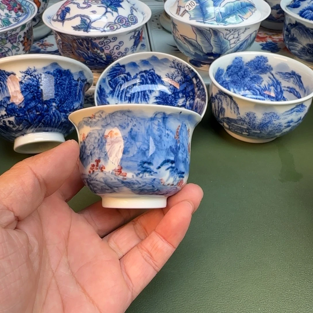 陶纯手工纯手绘茶具248