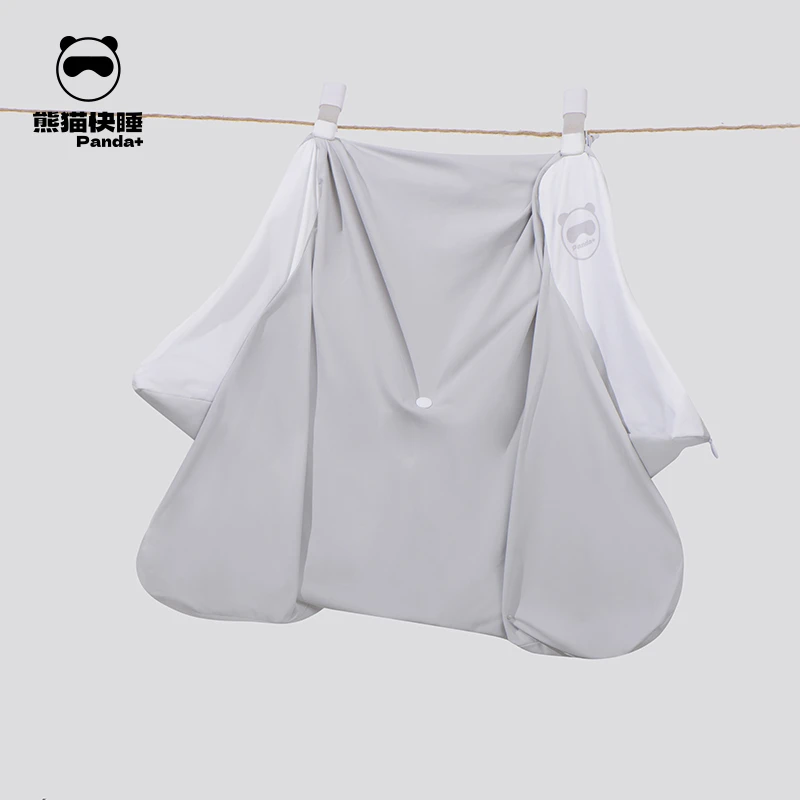 【枕套】熊猫快睡枕套秋冬款枕头枕套有隐形拉链易清洁可拆洗趴睡枕