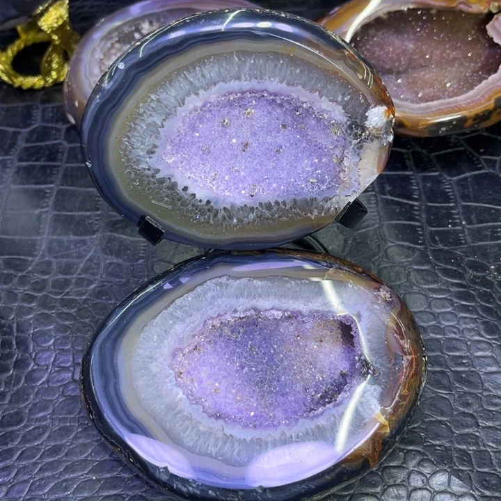 福利紫晶盆未镶嵌水晶