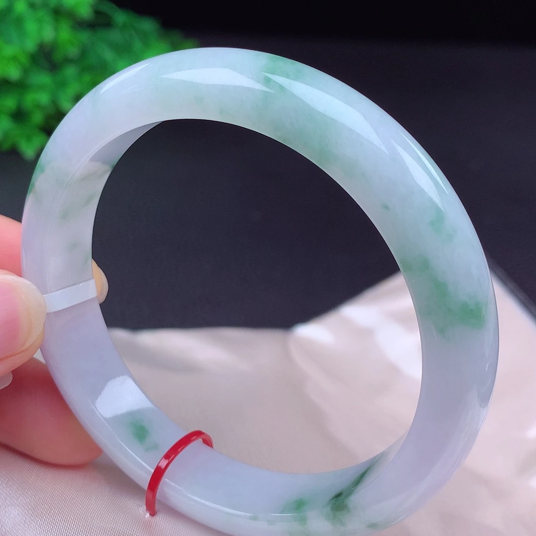 翡翠未镶嵌手镯62圈口431314