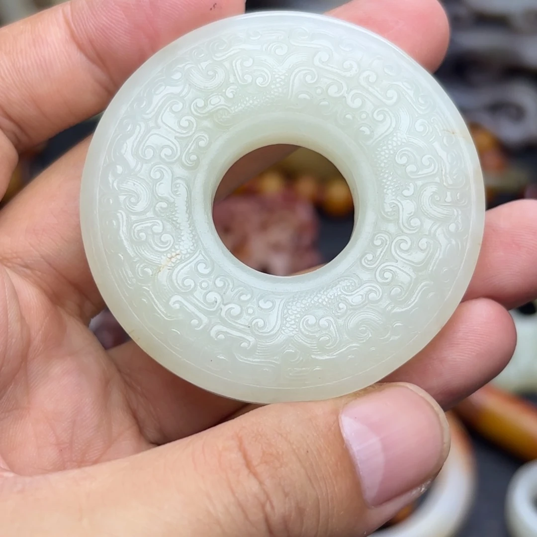 和田玉未镶嵌吊坠(不含链)