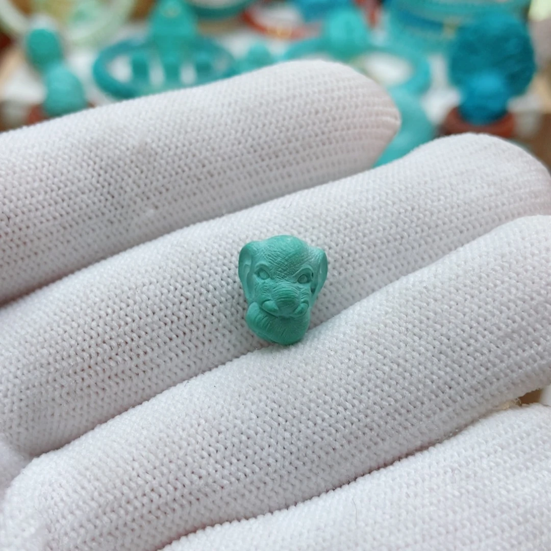 绿松石未镶嵌象神