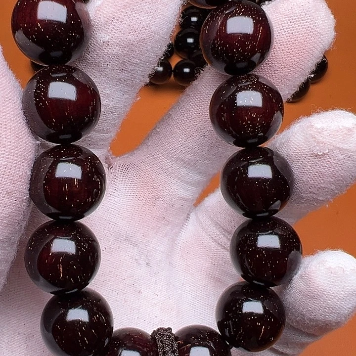 小叶紫檀手串/手链小叶紫檀1.5/15颗满星毕业