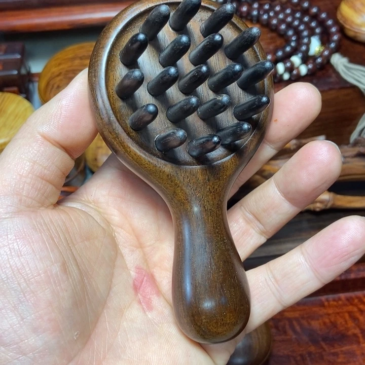 交趾黄檀（大红酸枝）按摩梳