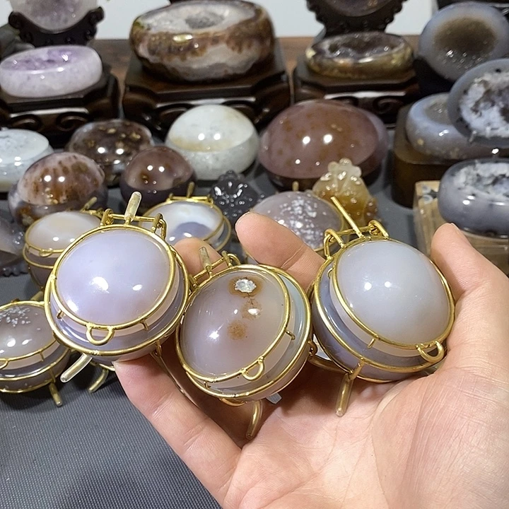 摆件未镶嵌水晶聚宝盆