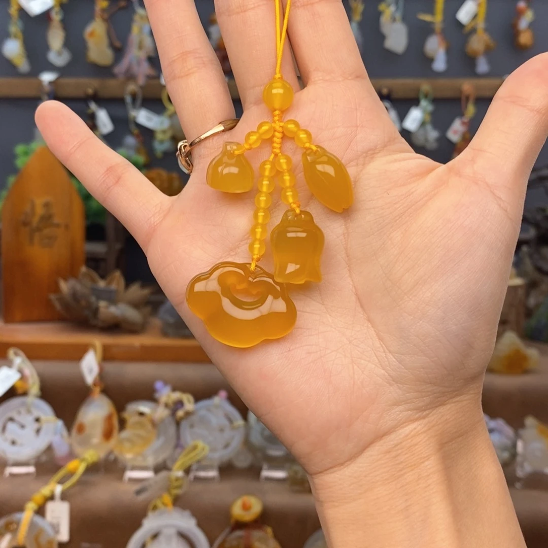 玛瑙/玉髓车挂未镶嵌666666