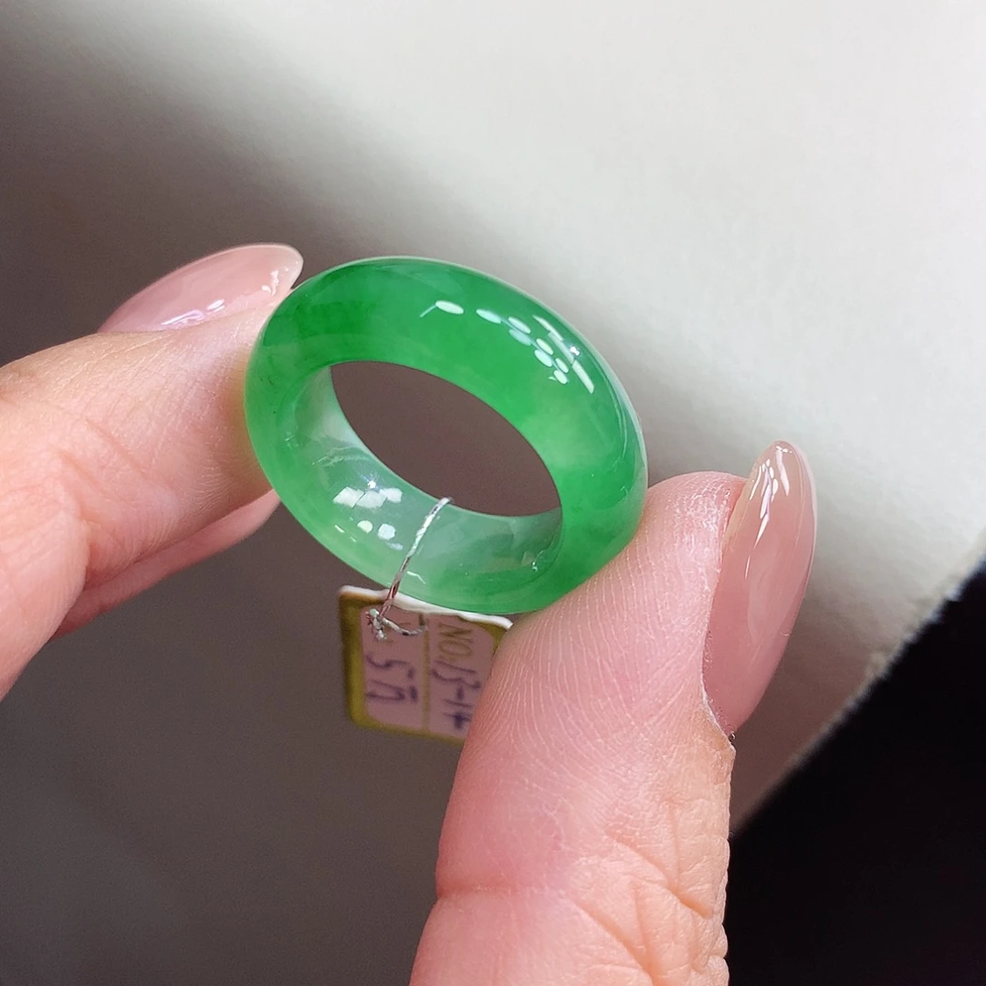 未镶嵌戒圈翡翠13-14号