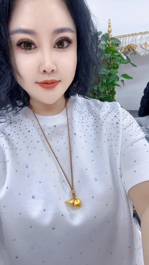 钛钢吊坠 【娟姐精选】娟姐同款金色网红时尚经典宝葫芦吊坠项链