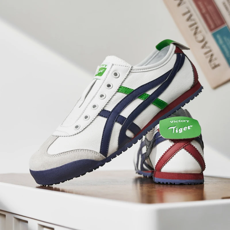 2025冢虎帆布鞋透气时尚经典潮流低帮一脚蹬阿甘鞋百搭情侣款夏季