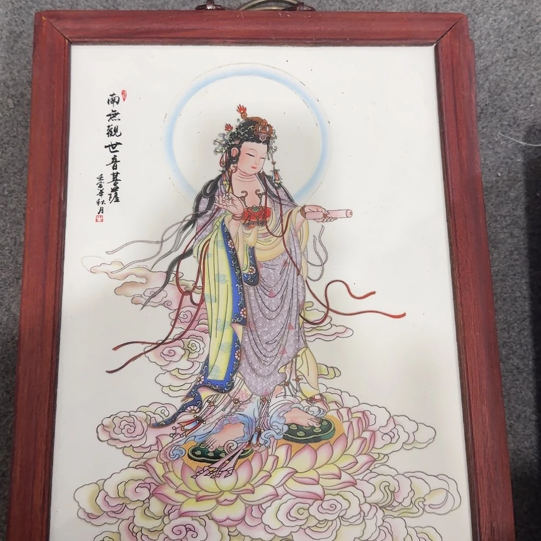 瓷摆件瓷板画瓷板画