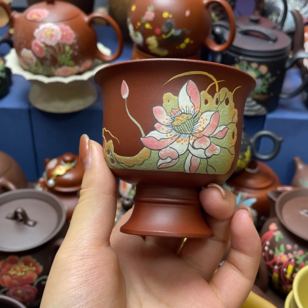 紫砂茶杯紫砂主人杯100cc