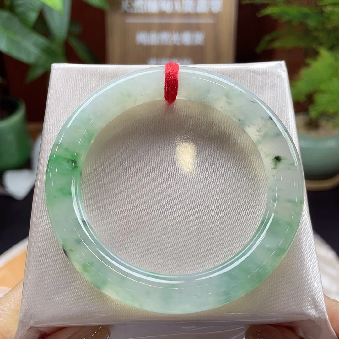 翡翠未镶嵌手镯85号