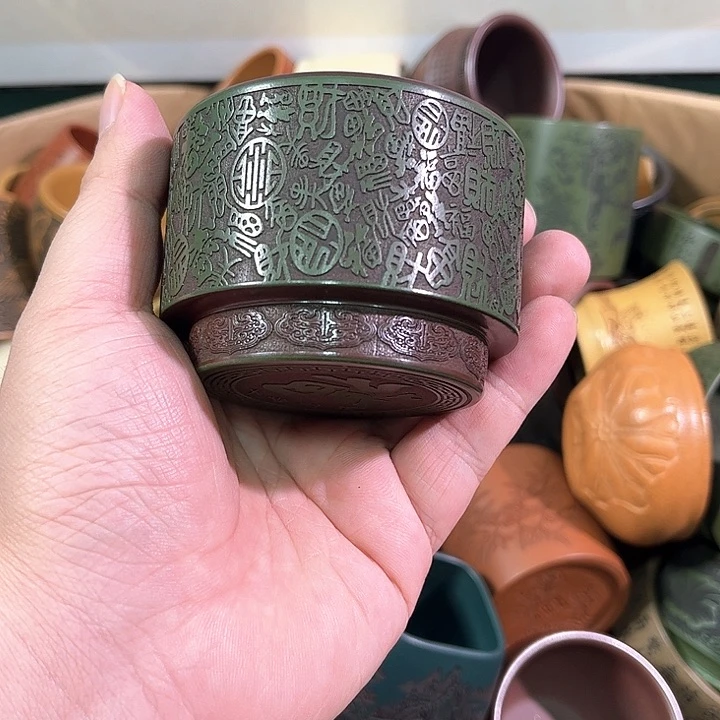 茶杯紫砂全手工紫砂主人杯