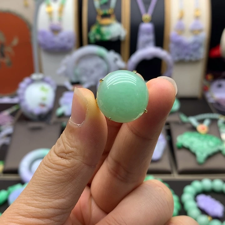 空***翡翠未镶嵌吊坠(赠链)翡翠戒指