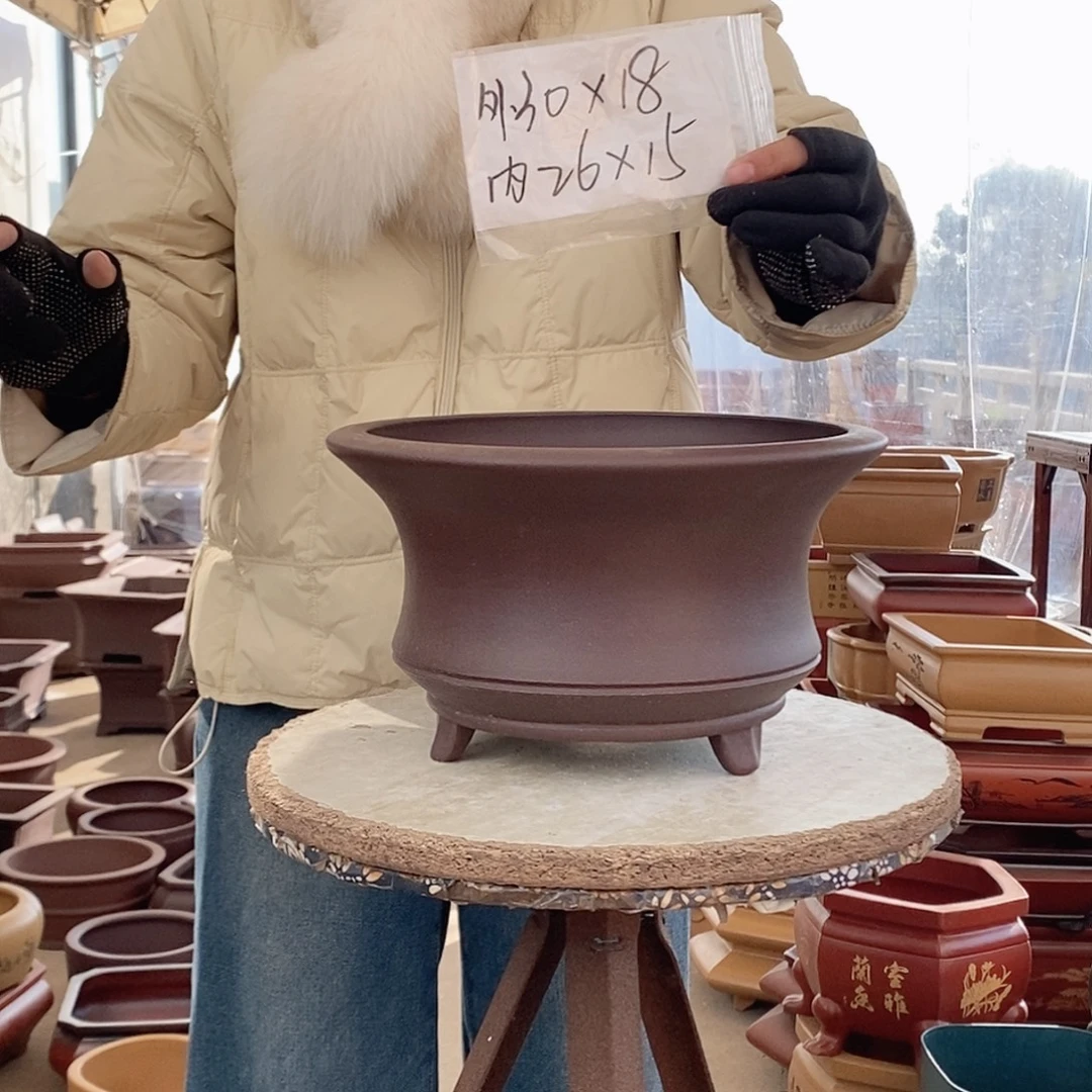 紫砂花盆紫砂花盆