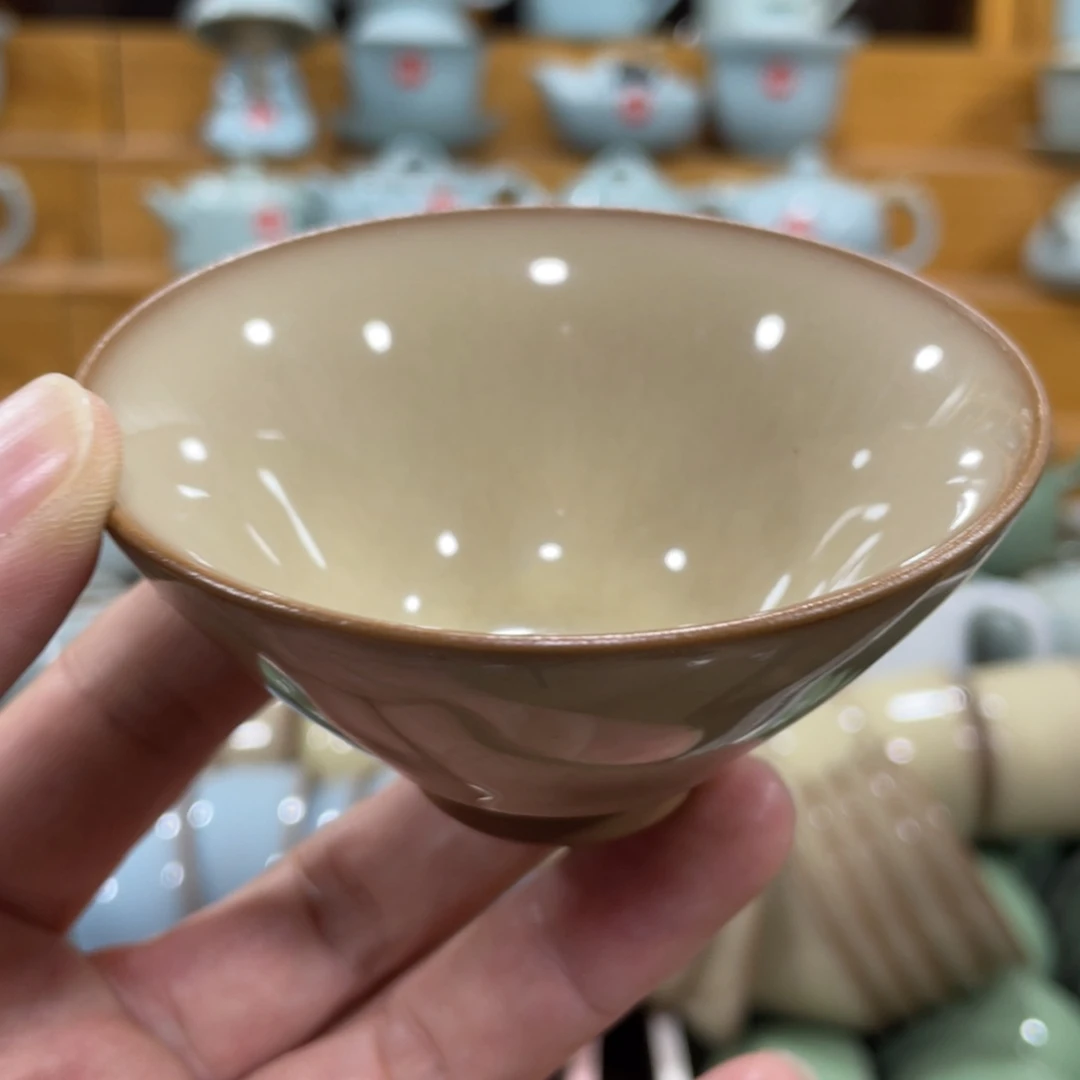 微瑕陶瓷茶壶茶杯家用