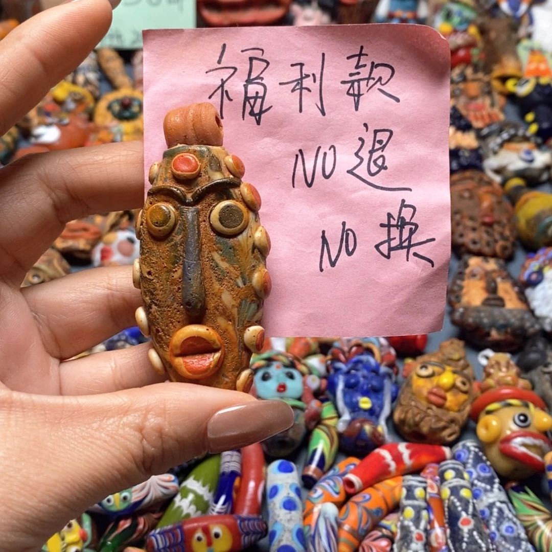 琉璃颈饰印度尼西亚福利老娃