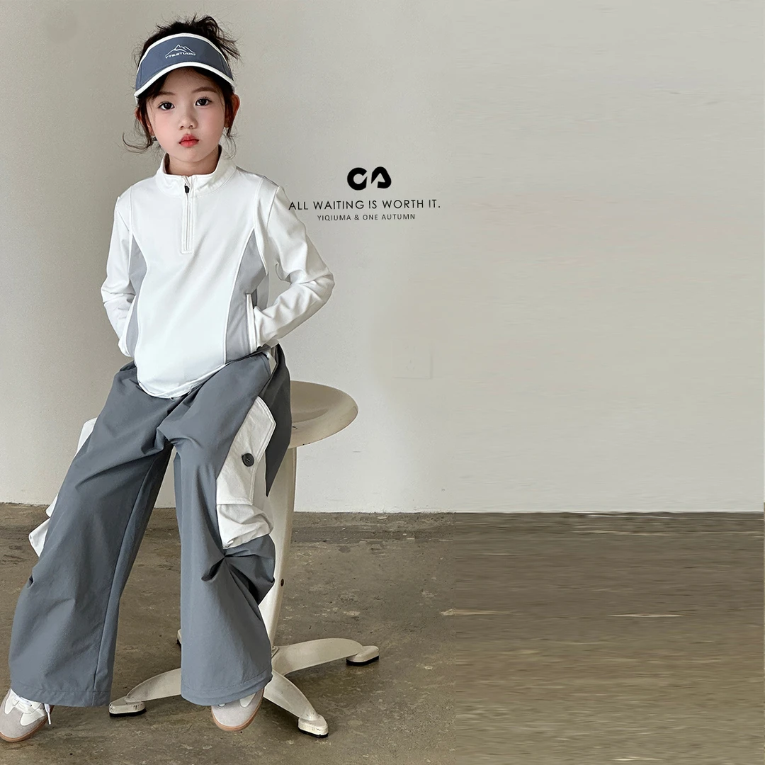 现货「壹秋.ONE AUTUMN」【焊入机能】运动外套冲锋裤女童春【CP233】