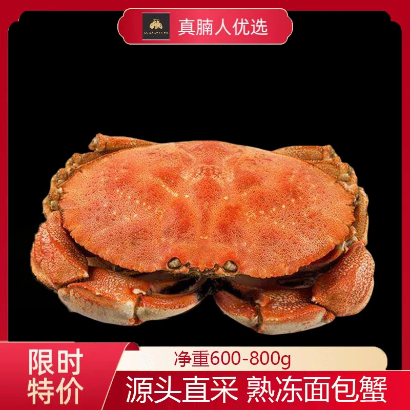 【真腩人优选】面包蟹冷冻顶盖肥螃蟹蟹同城配送海鲜