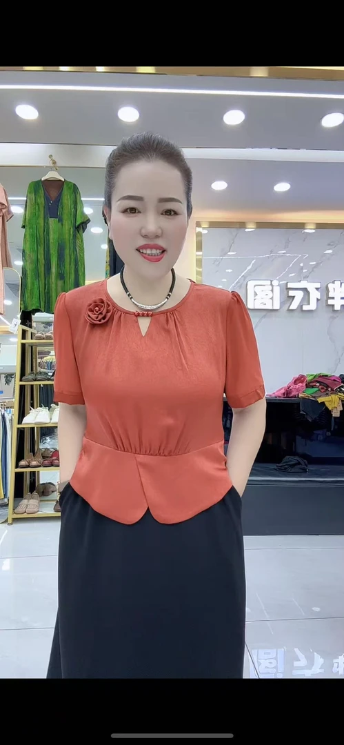 女士夏季假两件连衣裙