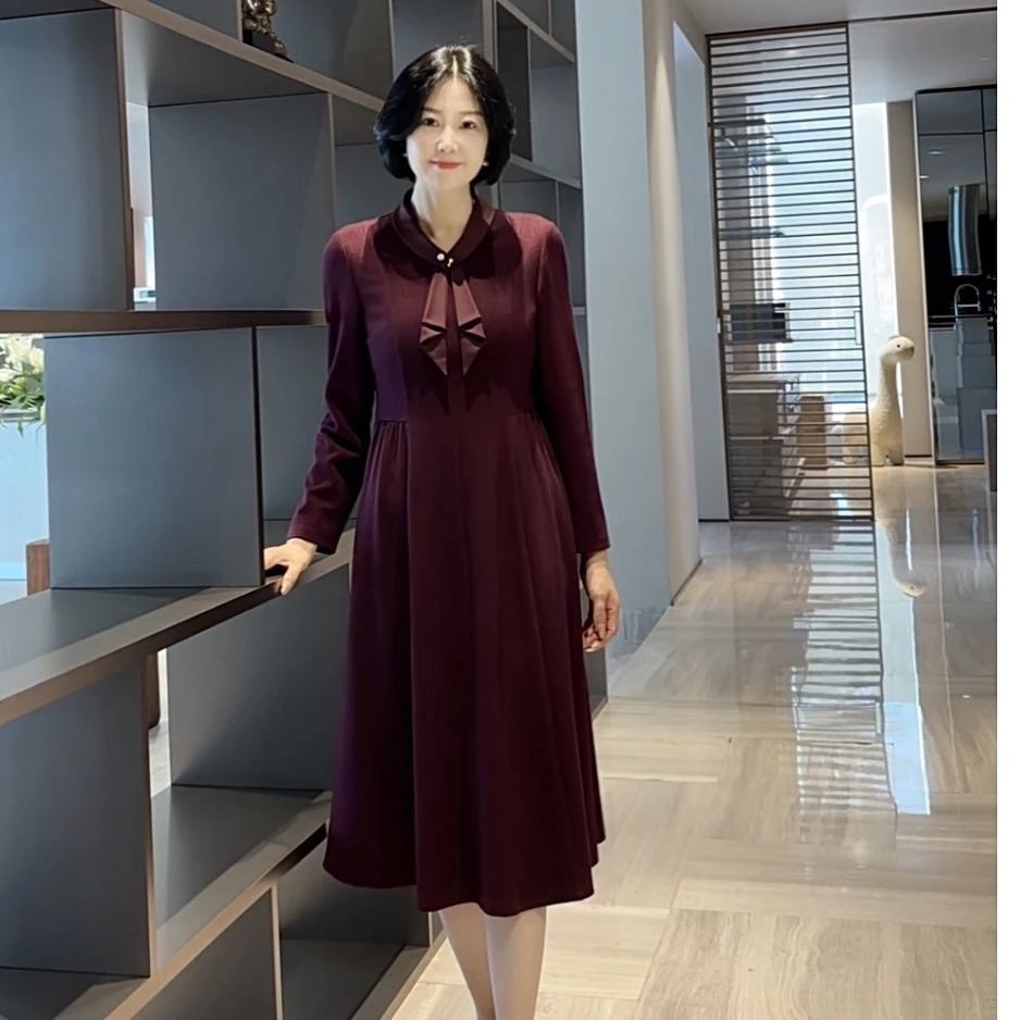 时尚百搭休闲女士连衣裙4110-1