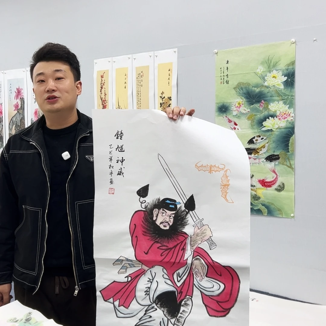 国画国画作品宣纸纯手绘