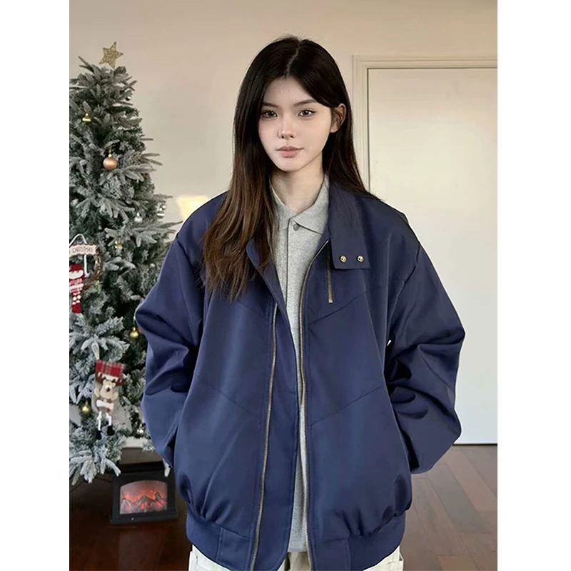 cra美式飞行员夹克男款解构拼接工装外套短款cleanfit廓形棒球服
