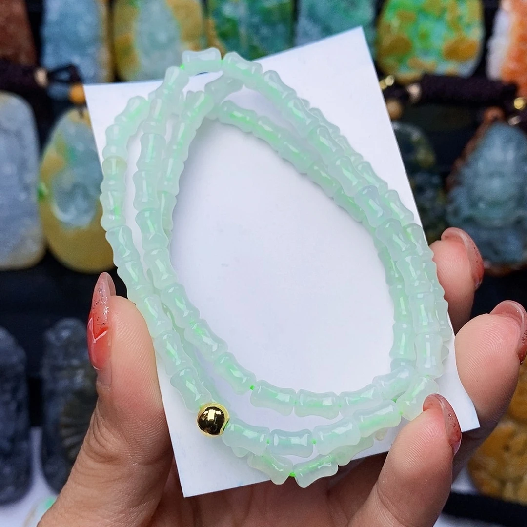 翡翠未镶嵌颈饰翡翠A货一物一证