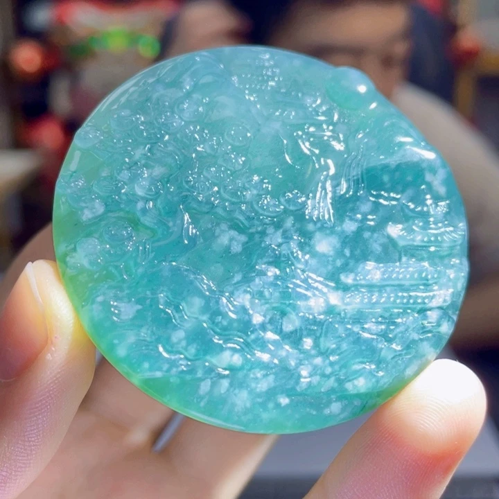 翡翠未镶嵌吊坠(不含链)S94