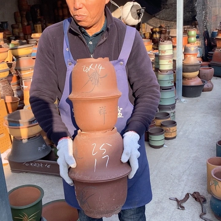 紫砂花盆花盆花盆