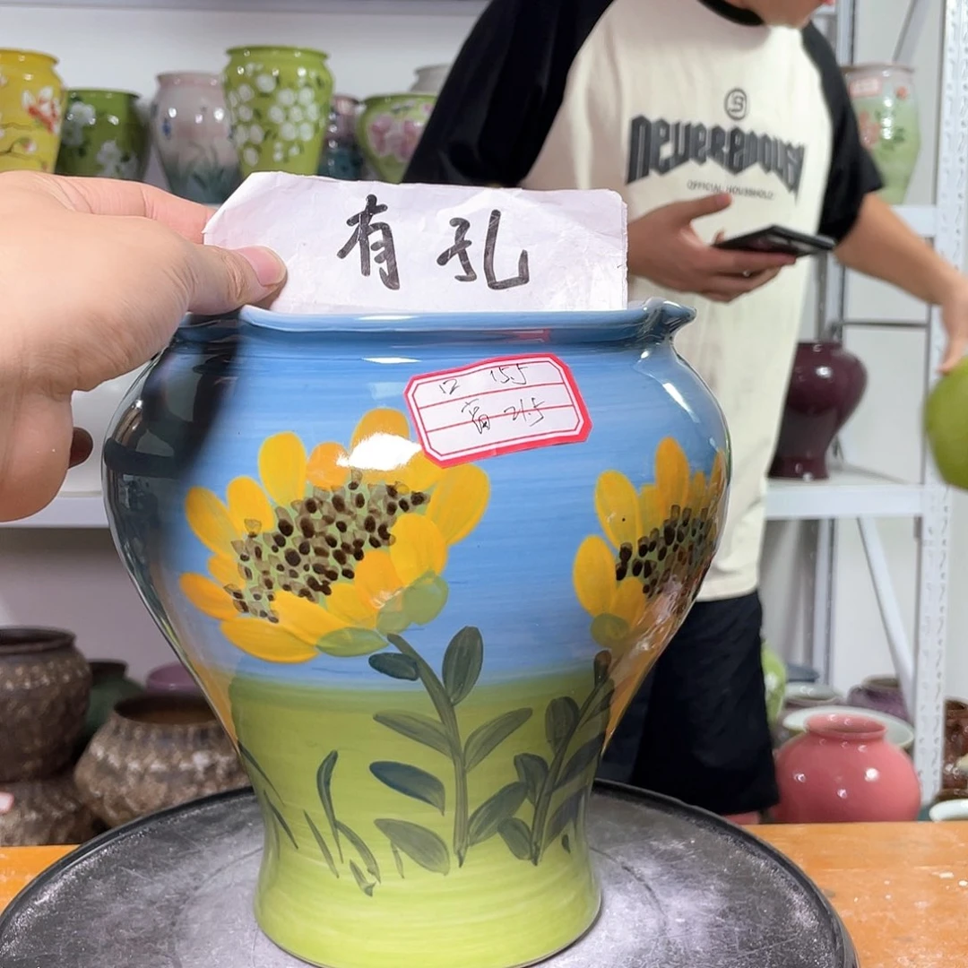 景德镇陶瓷花盆花器暇256