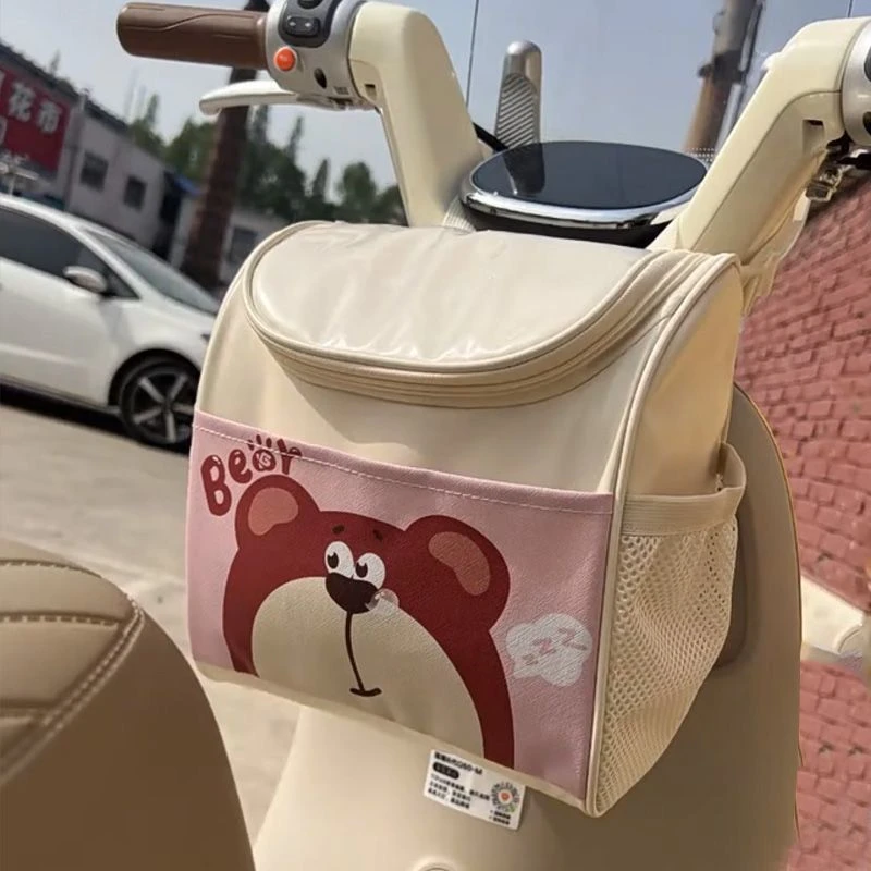 电动车挂物包防水前置挂包电车充电器收纳包电瓶车储物兜前挂包