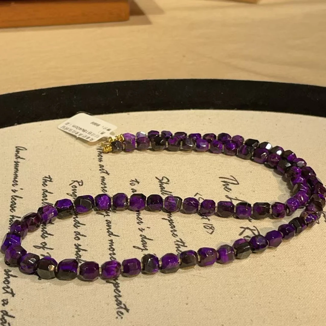 南非舒俱来红丝绒钻切项链18k/45cm（荷盖）AZB9653