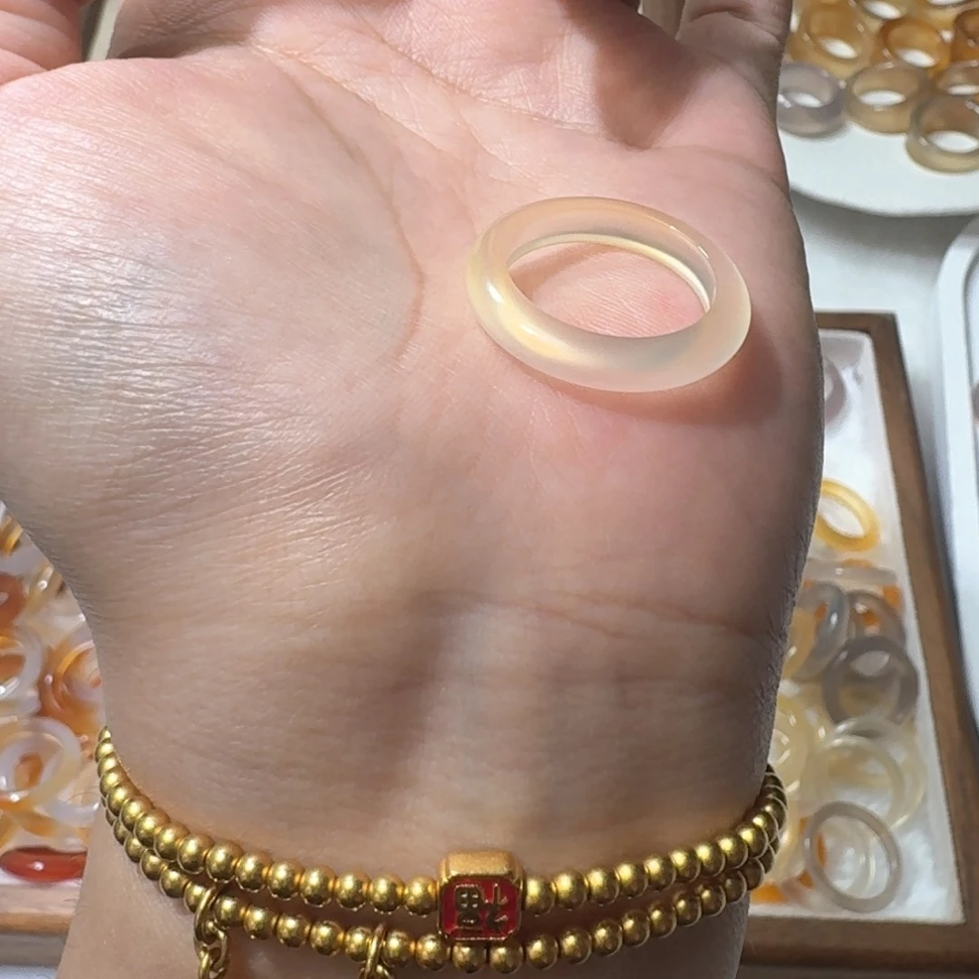 未镶嵌戒指玛瑙/玉髓446港16.5