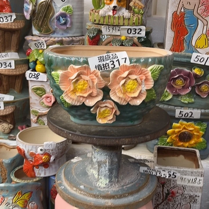 粗陶材质多肉花盆317