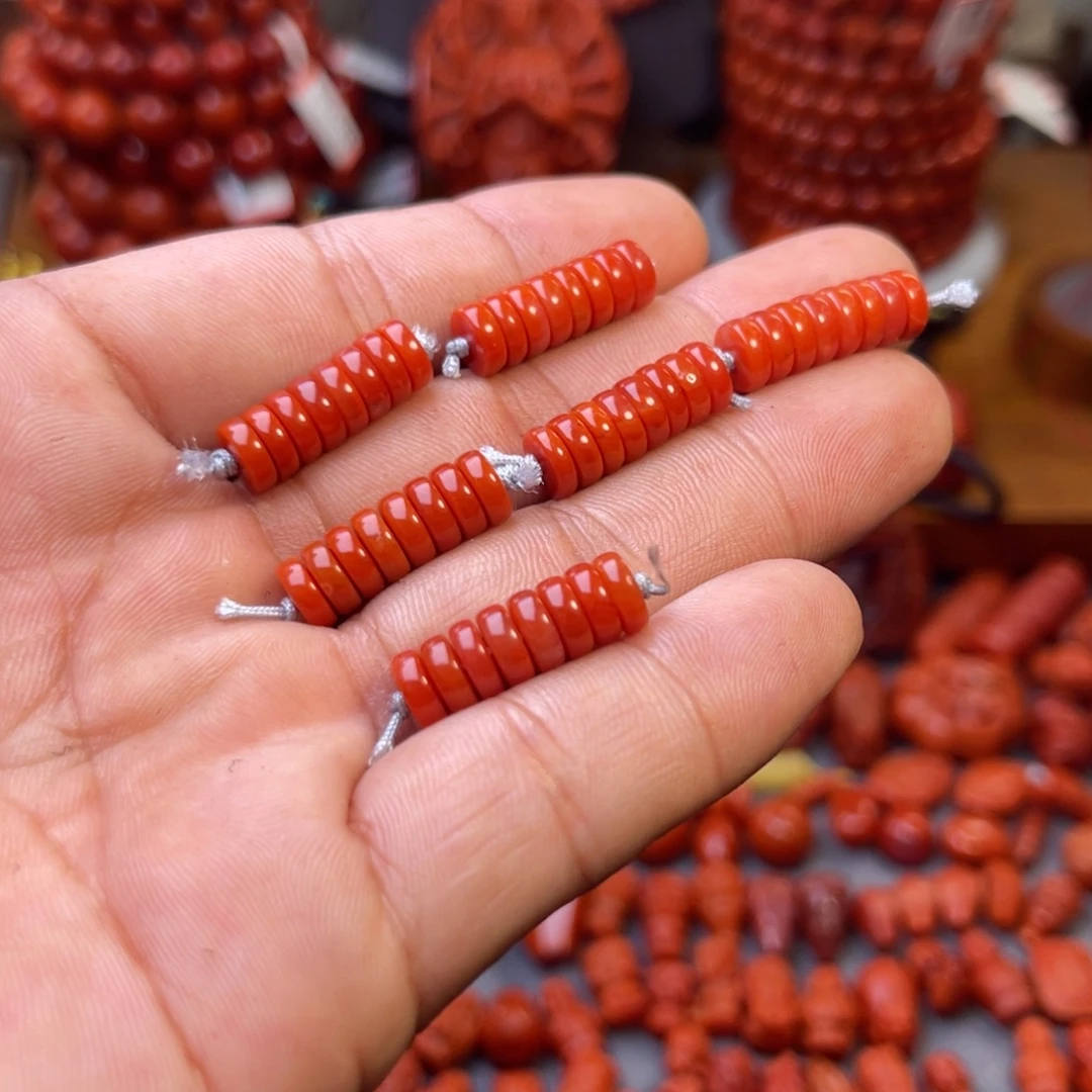 南红玛瑙未镶嵌川料精工隔片卡7m多样性发货其中一件