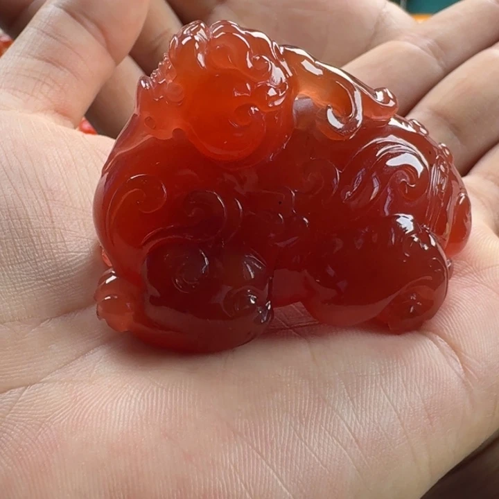 南红玛瑙未镶嵌朝天吼