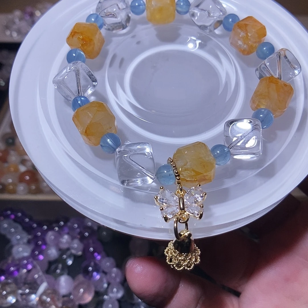 水晶未镶嵌手链DYI10mm
