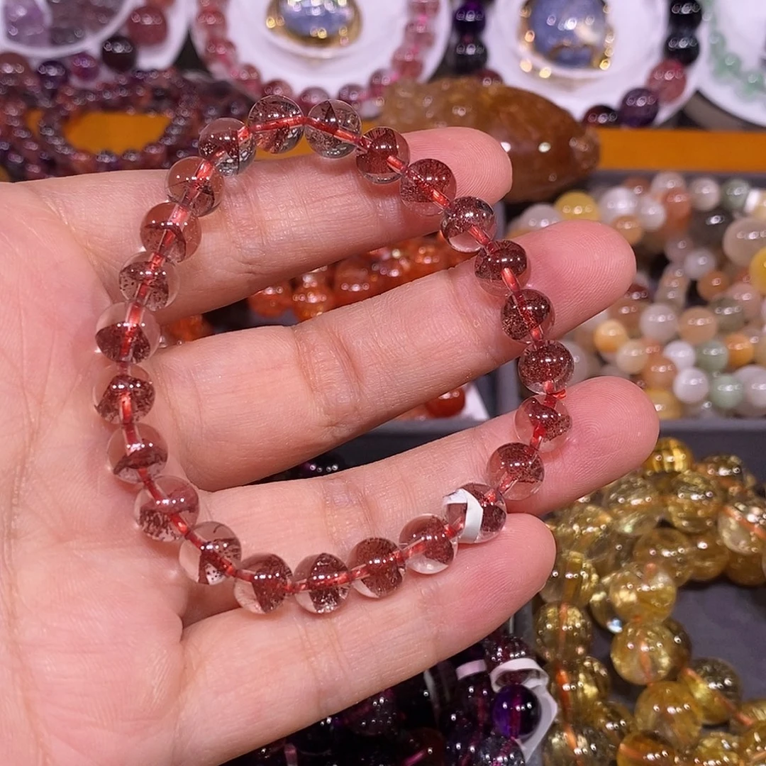 未镶嵌手链水晶红幽灵7