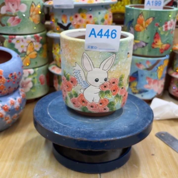 晨****?多肉花盆特价微瑕