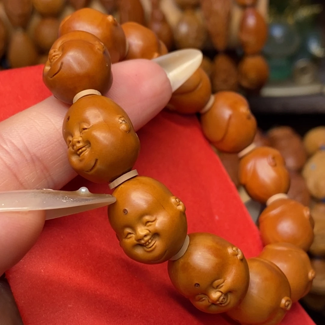 橄榄核手串/手链十分开心